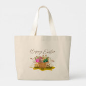 Happy Easter Tote Bag (Achterkant)