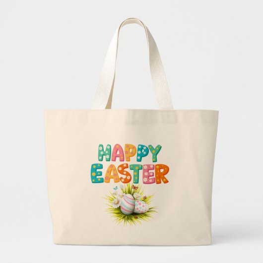 Happy Easter Tote Bag (Voorkant)