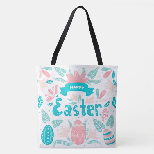 Happy Easter Tote Bag (Voorkant)