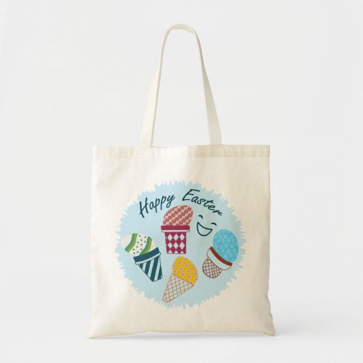 Happy Easter Tote Bag (Voorkant)