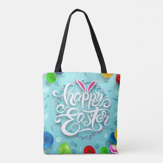 Happy Easter Tote Bag (Achterkant)