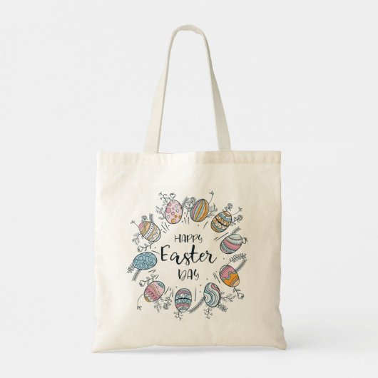 Happy Easter Tote Bag (Achterkant)