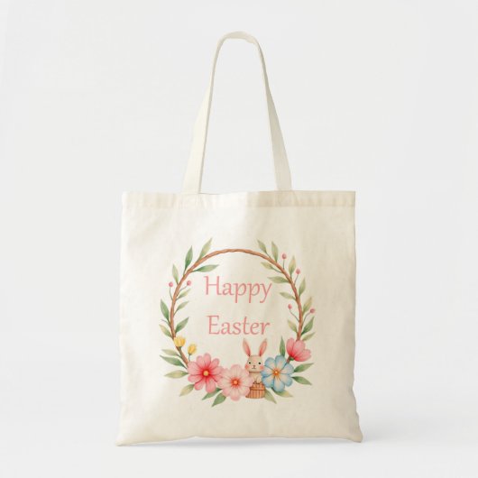 Happy Easter Tote Bag (Voorkant)