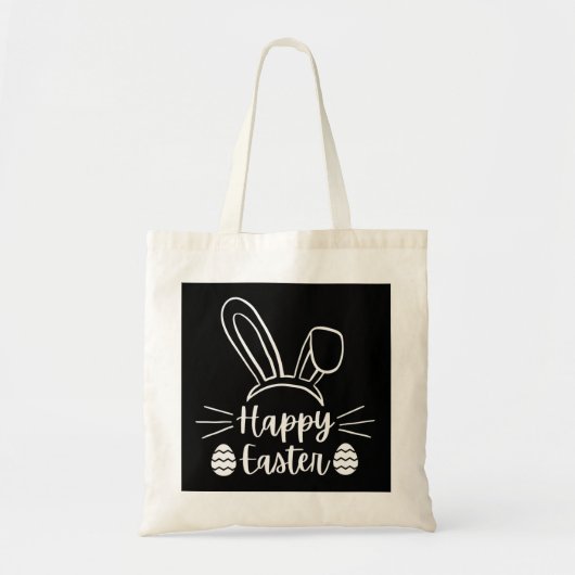 Happy Easter Tote Bag (Voorkant)