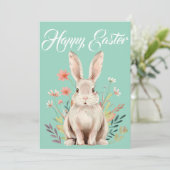 "Happy Easter" Traditional Feestdagenkaart (Staand voorkant)