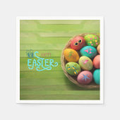 Happy Easter Tropical Beach Coastal Home Decor Servet (Voorkant)