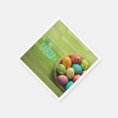 Happy Easter Tropical Beach Coastal Home Decor Servet (Hoek)