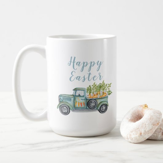 Happy Easter  Truck Coffee Mok (Met donut)