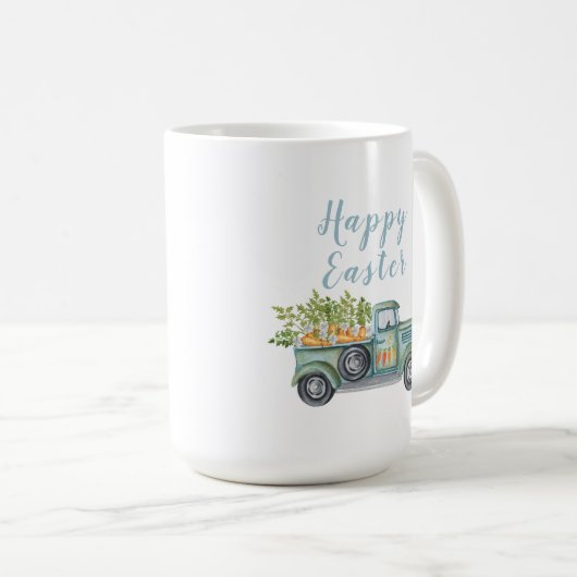 Happy Easter  Truck Coffee Mok (Voorkant rechts)