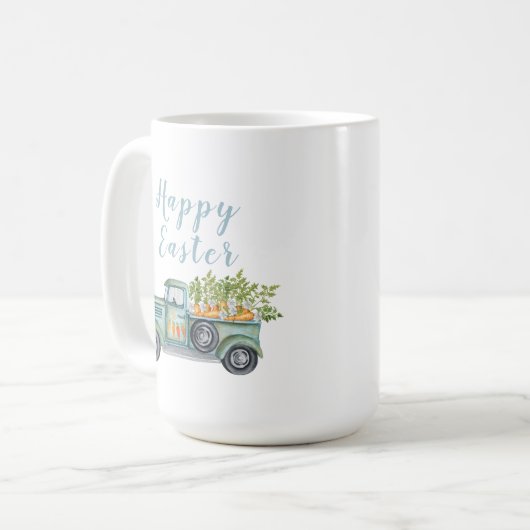 Happy Easter  Truck Coffee Mok (Voorkant links)