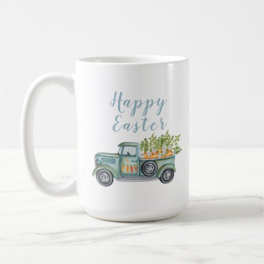 Happy Easter Truck Coffee Mok (Links)