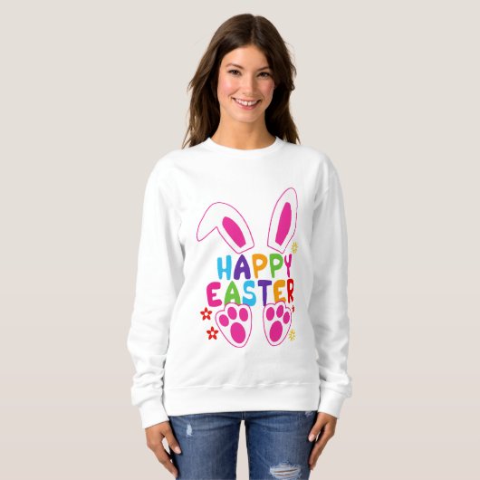 happy easter trui (Voorkant volledig)