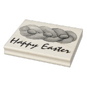 Happy Easter Tsoureki Grieks Armeens Holiday Bread Rubberstempel (Stempel)