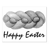 Happy Easter Tsoureki Grieks Armeens Holiday Bread Rubberstempel (Afrduk)