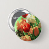 Happy Easter Tulis Ronde Button 5,7 Cm (Voorkant /achterkant)