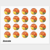Happy Easter Tulis Ronde Sticker (Vel)
