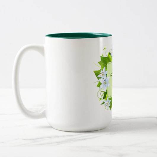 Happy Easter Tweekleurige Koffiemok (Links)