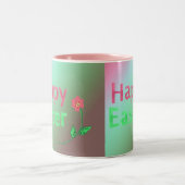 Happy Easter Tweekleurige Koffiemok (Center)