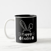 Happy Easter Tweekleurige Koffiemok (Links)