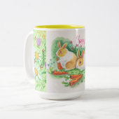 happy easter tweekleurige koffiemok (Voorkant links)