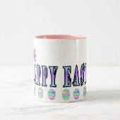 Happy Easter Tweekleurige Koffiemok (Center)