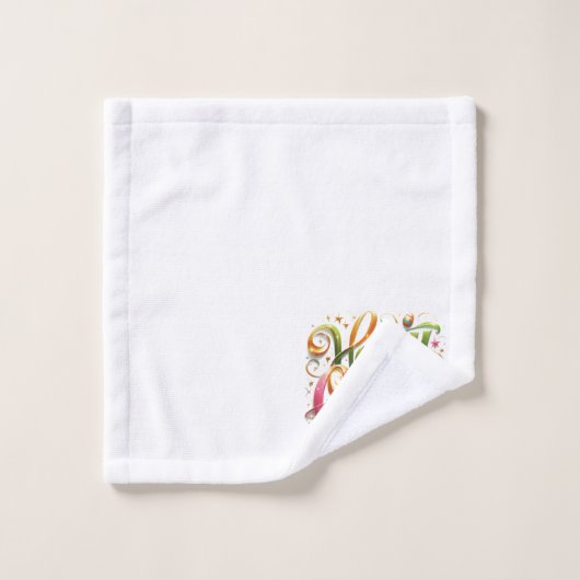 Happy Easter Typografie Bad Handdoek (Wasdoekje)