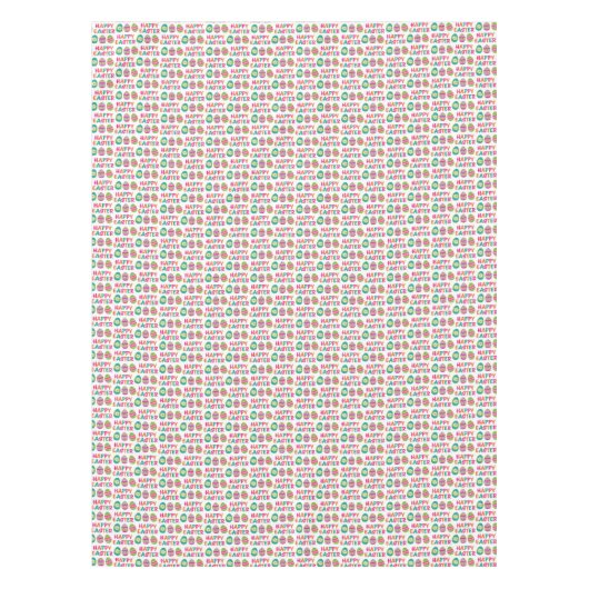 Happy Easter Typografie Tafelkleed (Voorkant)