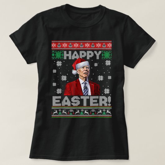 Happy Easter Ugly St Patrick's Day Kerstmis T-shirt (Design voorkant)