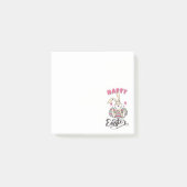 Happy Easter uit de mooie paashaas Post-it® Notes (Voorkant)