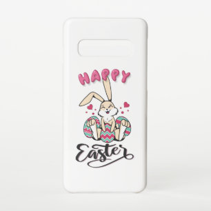 Happy Easter uit de mooie paashaas Samsung Galaxy S10 Hoesje