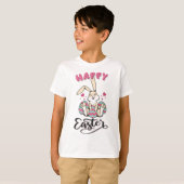 Happy Easter uit de mooie paashaas T-shirt (Voorkant volledig)
