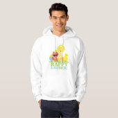 Happy Easter uit Elmo en Big Bird Hoodie (Voorkant volledig)