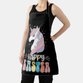 Happy Easter Unicorn Bunny Rabbit Eggs Schort (Insitu)