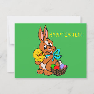 HAPPY EASTER unieke CUTIE Briefkaart