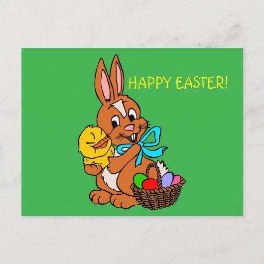 HAPPY EASTER unieke CUTIE Briefkaart (Voorkant)