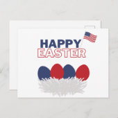 Happy Easter USA Briefkaart (Voorkant / Achterkant)