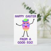 Happy Easter van een goede eicel Shirten & geschen Feestdagenkaart (Staand voorkant)