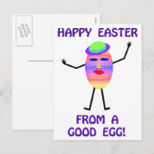 Happy Easter van een goede eicel Shirten & geschen Feestdagenkaart (Voorkant / Achterkant)