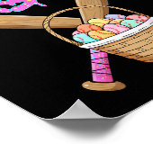 Happy Easter Verkoop aan Ice Cream Drip met Egg Sk Poster (Hoek)