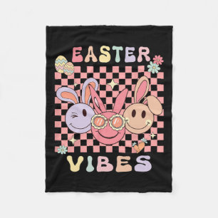Happy Easter Vibes Bunnies Kinder Peuter Meisje Jo Fleece Deken
