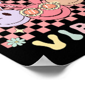 Happy Easter Vibes Bunnies Kinder Peuter Meisje Jo Poster (Hoek)