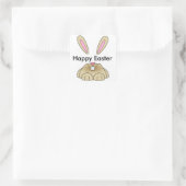 Happy Easter Vierkante Sticker (Tas)