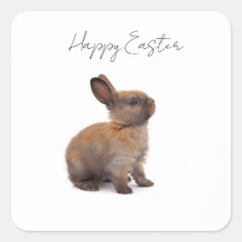 Happy Easter Vierkante Sticker