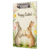 Happy Easter Vintage Bunnies with Egg Klembord (Links)