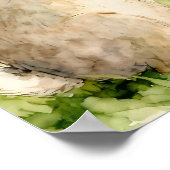 Happy Easter Vintage Bunnies with Egg Poster (Hoek)