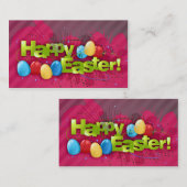 Happy Easter Visitekaartjes (Voorkant / Achterkant)