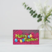 Happy Easter Visitekaartjes (Staand voorkant)