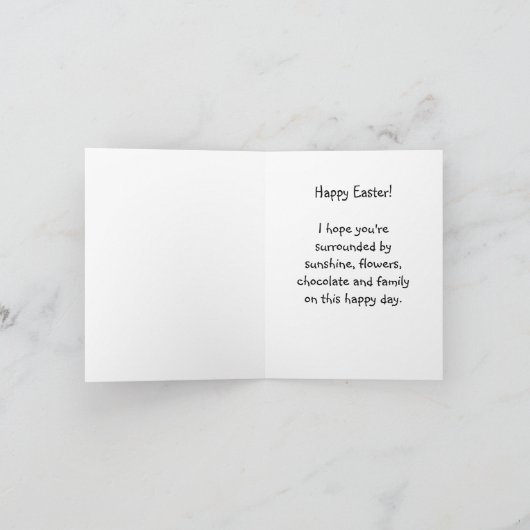 🐰 Happy Easter voor Pickleballer, schattig Kaart (Binnen)