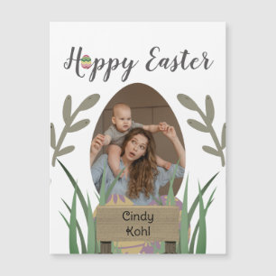 Happy Easter voor vrienden, mam & baby foto op maa