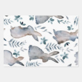 Happy Easter Wall Art Print Bunnies Inpakpapier Vel (Voorkant 2)